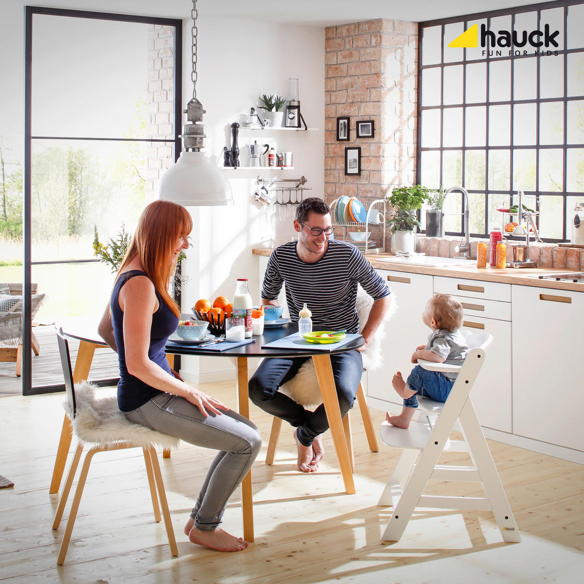 HRANILICA  ALPHA +  - bijela, Basics, drvo (56/80/48cm) - Hauck