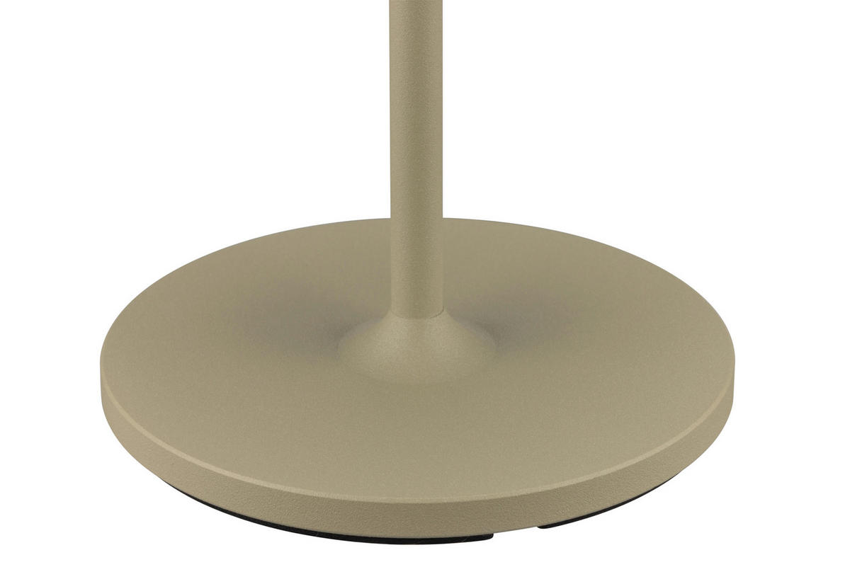 AKKU-TISCHLEUCHTE Naos 15/25 cm  - Grün, Design, Kunststoff/Metall (15/25cm) - Dieter Knoll