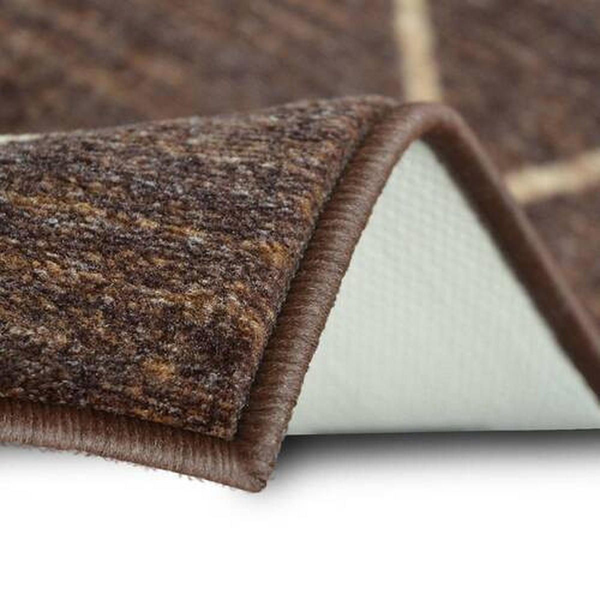 LÄUFER 80/700 cm Cosenza Braun, Beige  - Beige/Braun, Design, Kunststoff/Textil (80/700cm)