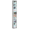 WANDREGAL Grau  - Grau, Design, Glas/Holzwerkstoff (21/152/14cm) - MID.YOU