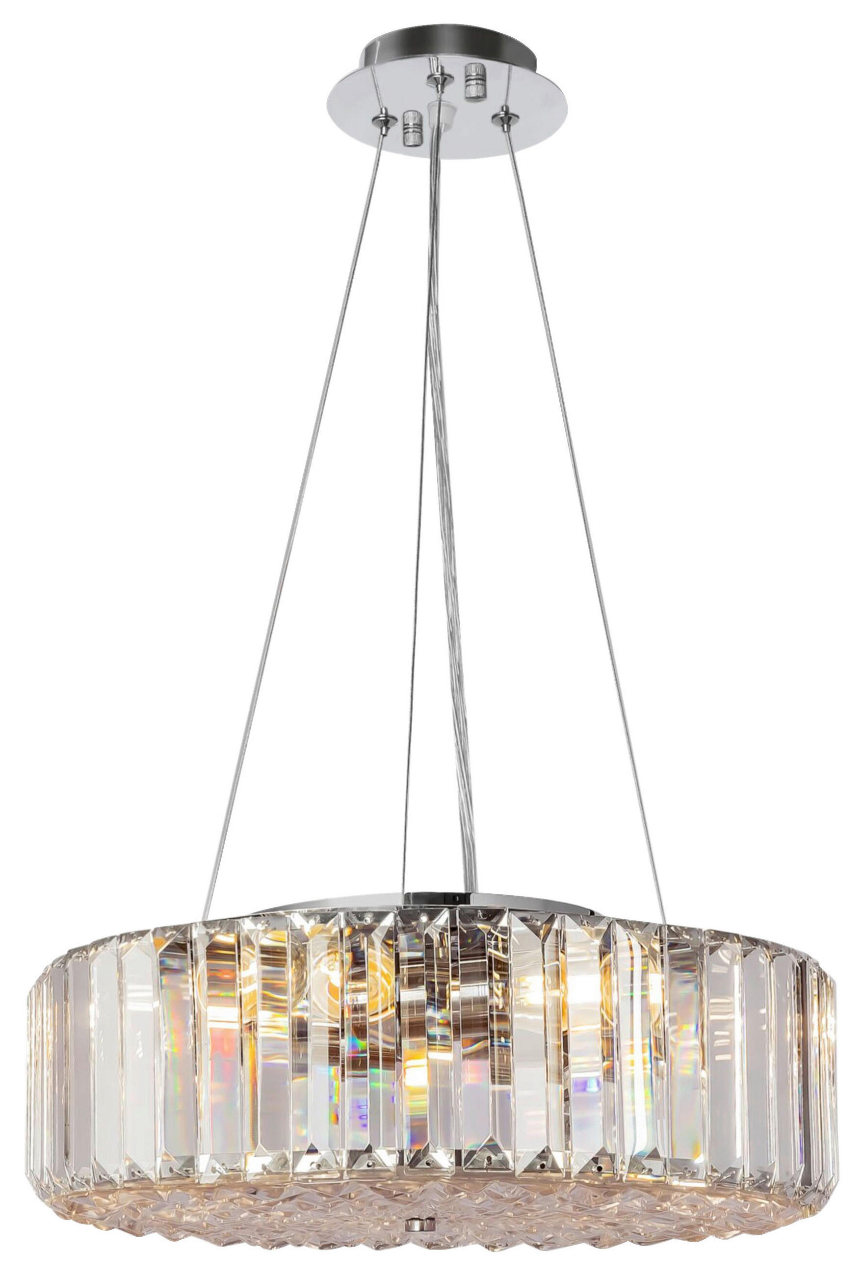VISEČA SVETILKA        40/13,5 cm     60 W E27 - barve kroma, Basics, kovina/steklo (40/13,5cm) - MAYTONI