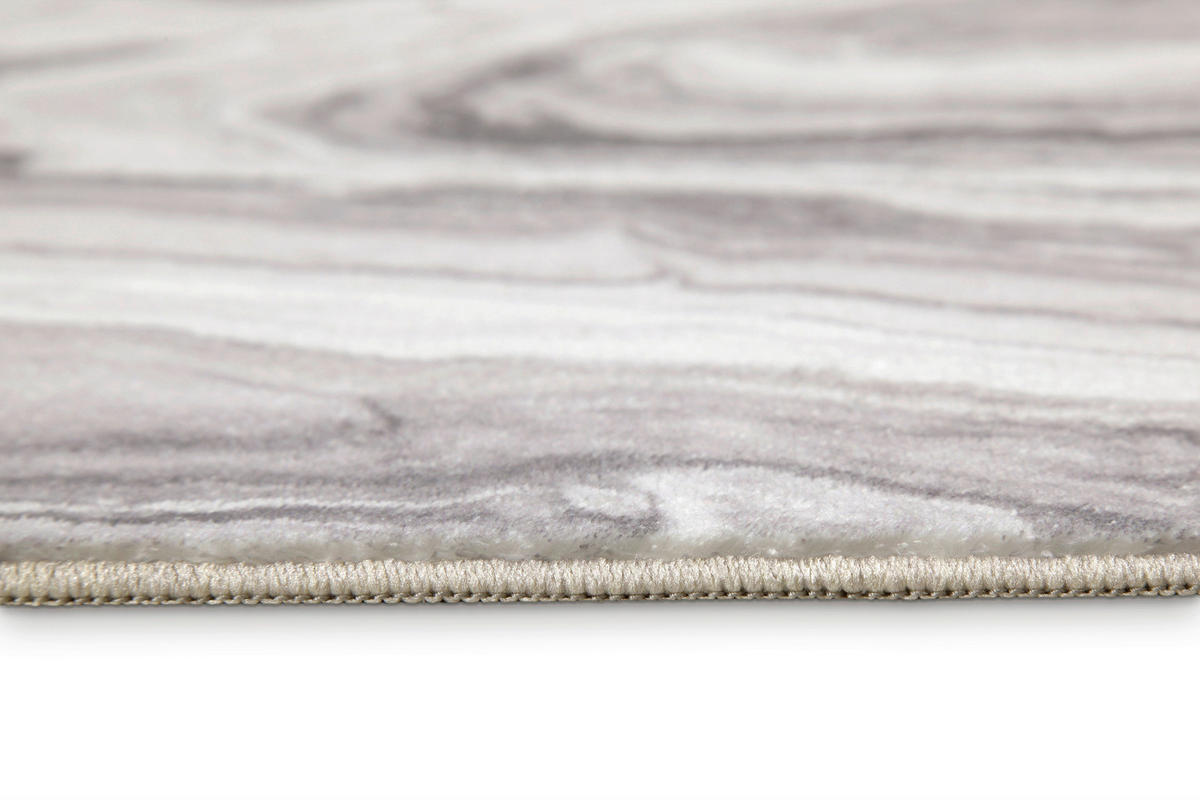 BADTEPPICH Grau, Greige 55/65 cm  - Greige/Grau, Basics, Kunststoff/Textil (55/65cm) - WECON HOME BASIC