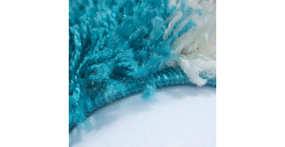 HOCHFLORTEPPICH 200/290 cm Life 1501 Türkis, Weiß, Hellgrau - Türkis/Hellgrau, KONVENTIONELL, Textil (200/290cm) - Novel
