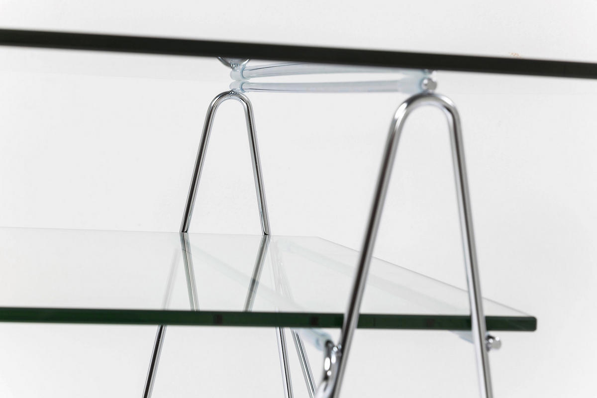 SCHREIBTISCH 130/65/74 cm  in  - LIFESTYLE, Glas/Metall (130/65/74cm) - Kare-Design