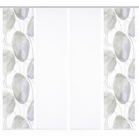 FLÄCHENVORHANG  4 Stück  blickdicht  60/245 cm   - Flieder/Weiß, Natur, Textil (60/245cm)
