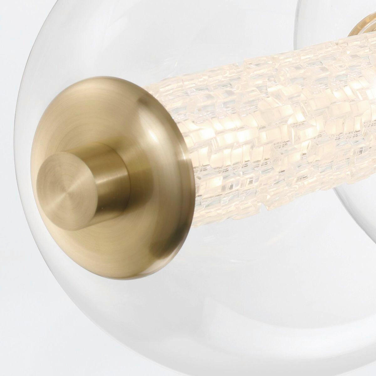 LED-HÄNGELEUCHTE Eurofase 30/70/30 cm   - Goldfarben, Basics, Glas/Metall (30/70/30cm) - Elstead Lighting