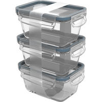 FRISCHHALTEDOSE CLICK & LOCK 0,5 L  - Blau/Transparent, Basics, Glas/Kunststoff (16/12/22,8cm) - Rotho
