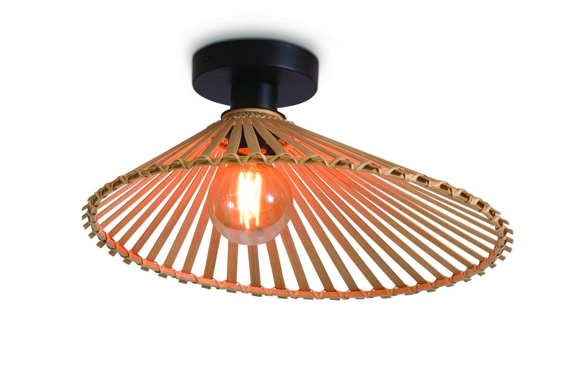 DECKENLEUCHTE GOOD&MOJO  40/13 cm   - Naturfarben, Trend, Holz (40/13cm) - Good & Mojo