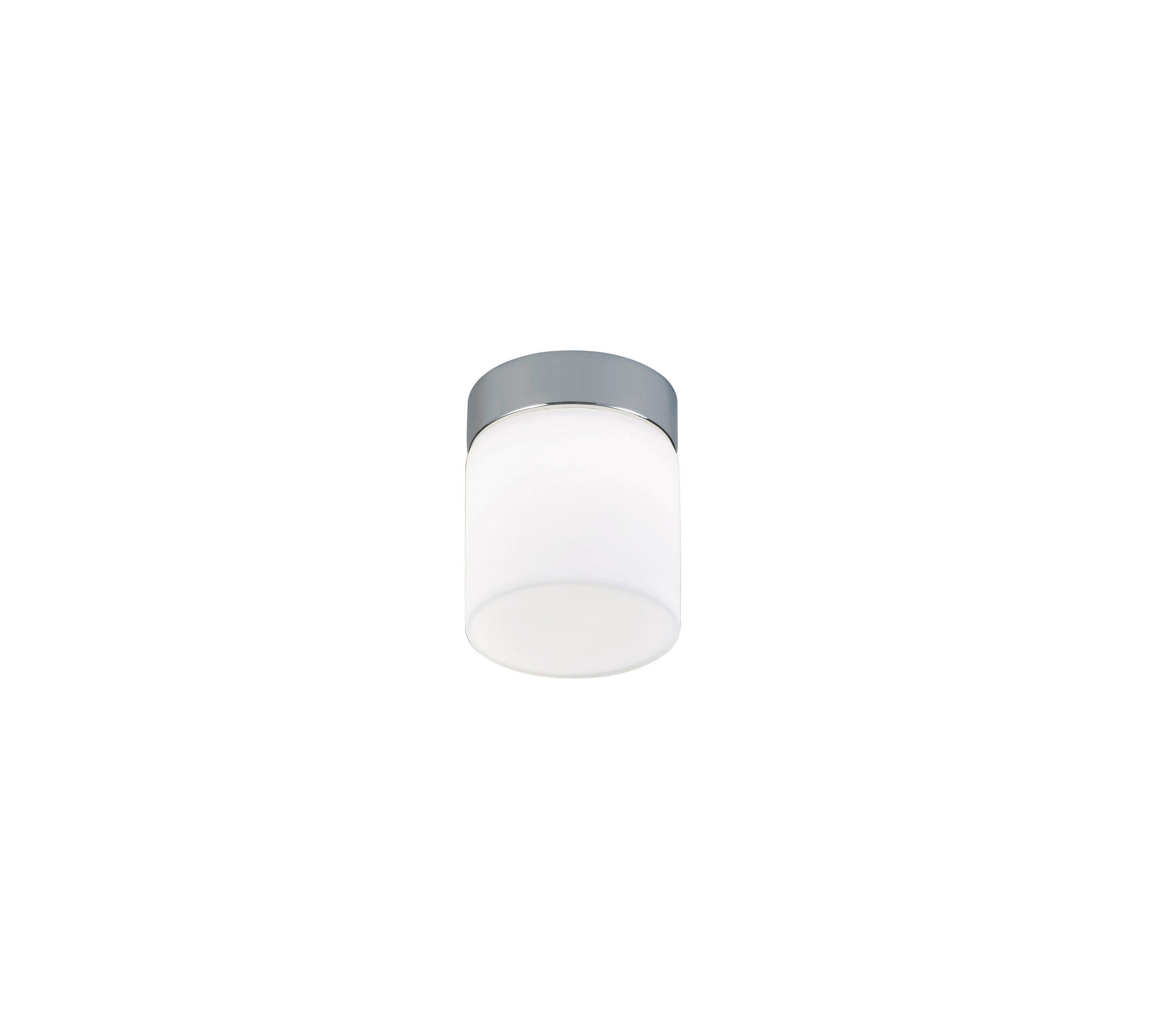 LED-DECKENLEUCHTE 10/12,5 cm   - Chromfarben, Design, Metall (10/12,5cm) - Helestra