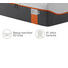 MATRATZE ORIGINAL ELITE 180/200 cm - Weiß/Grau, Basics, Textil (180/200cm) - Tempur MATRATZE ORIGINAL ELITE 180/200 cm - Weiß/Grau, Basics, Textil (180/200cm) - Tempur