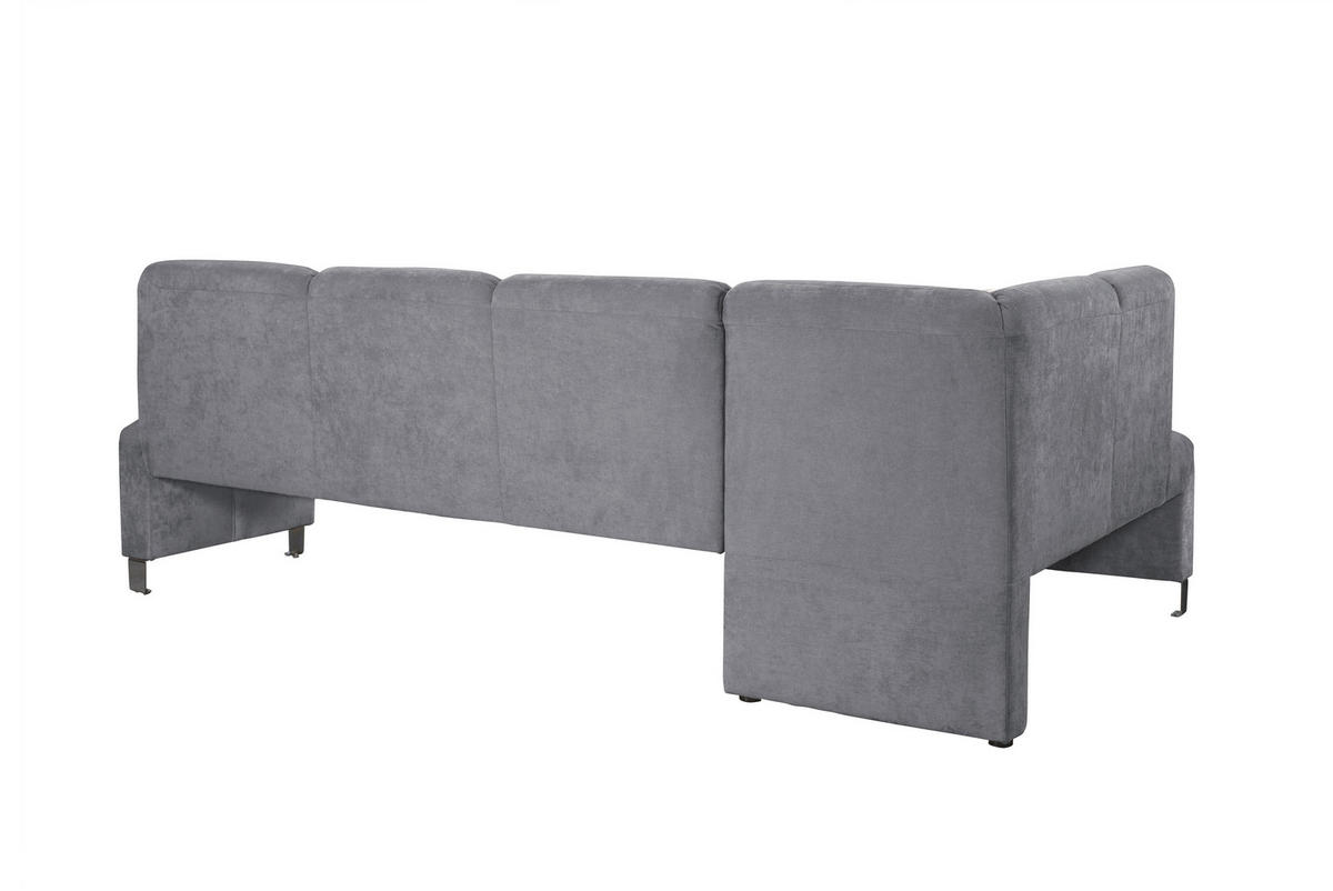 KLUPA KUTNA  antracit  drvo, tekstil, drvni materijal      - srebrne boje/antracit, Moderno, drvni materijal/drvo (244/157cm) - Livetastic