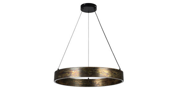 LED-HÄNGELEUCHTE Oxira 59/120 cm  - Multicolor/Schwarz, Design, Kunststoff/Metall (59/120cm) - Dieter Knoll