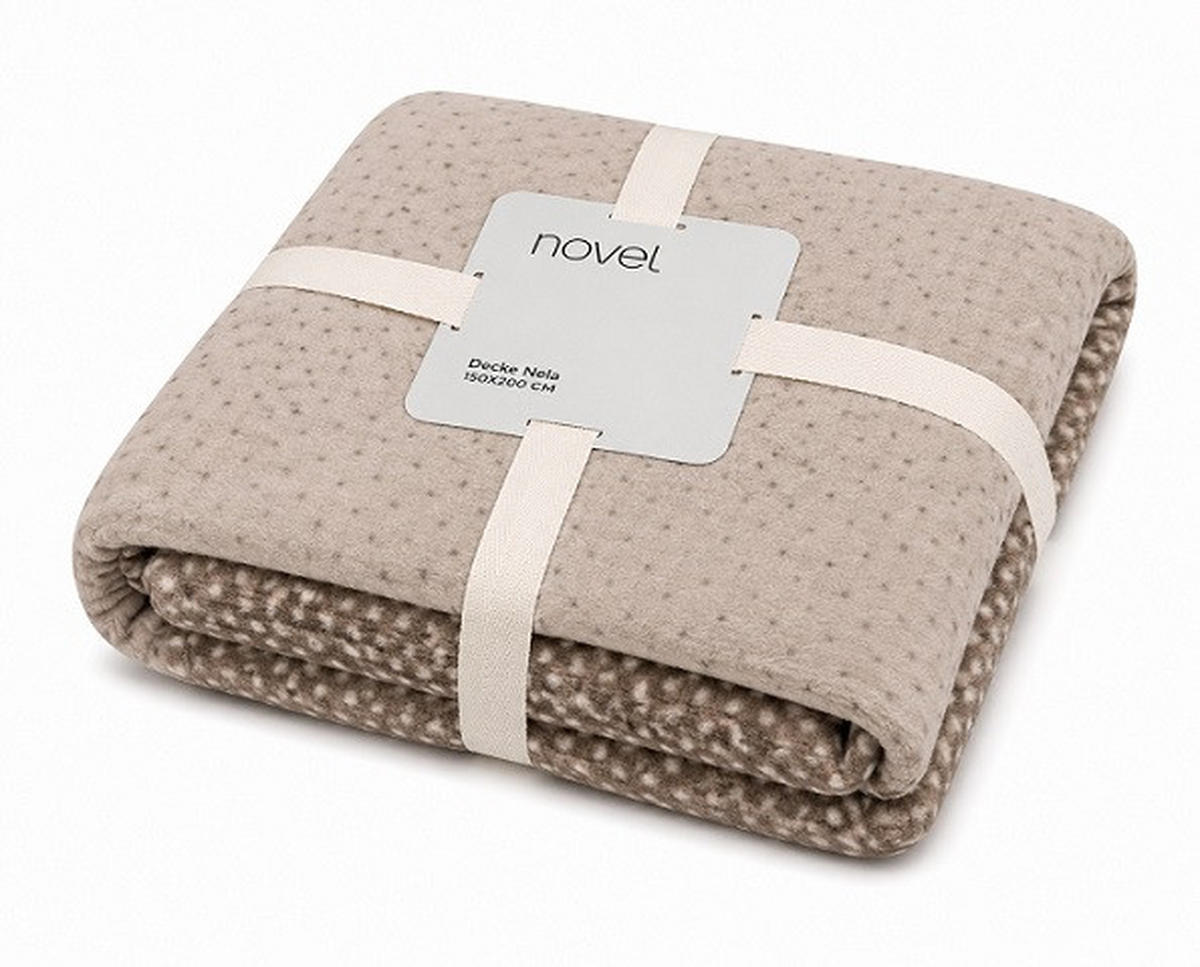 ODEJA  NELA  150/200 cm       rjava  - rjava, Basics, tekstil (150/200cm) - Novel