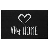 OTIRAČ ZA OBUĆU 45/70 cm   - bela/crna, Osnovno, tekstil/plastika (45/70cm)