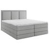 BOXSPRINGBETT 200/200 cm  in Grau  - Grau, Design, Holzwerkstoff/Kunststoff (200/200cm) - MID.YOU