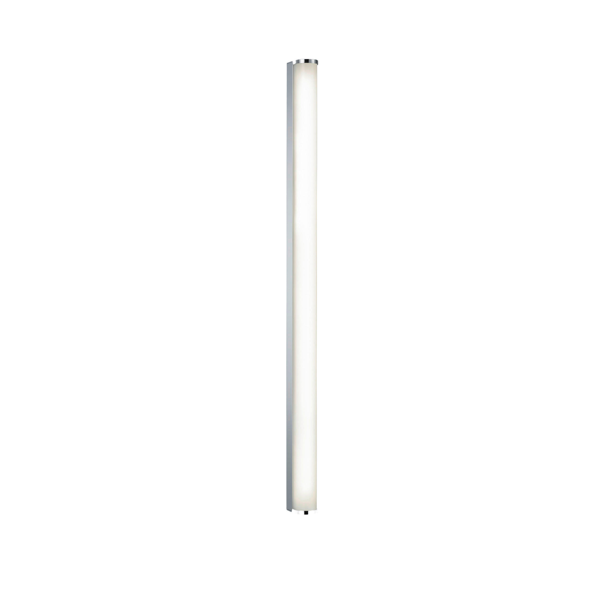 SPIEGELLEUCHTE Ponto 5/90/7 cm  - Chromfarben, Design, Kunststoff/Metall (5/90/7cm) - Helestra