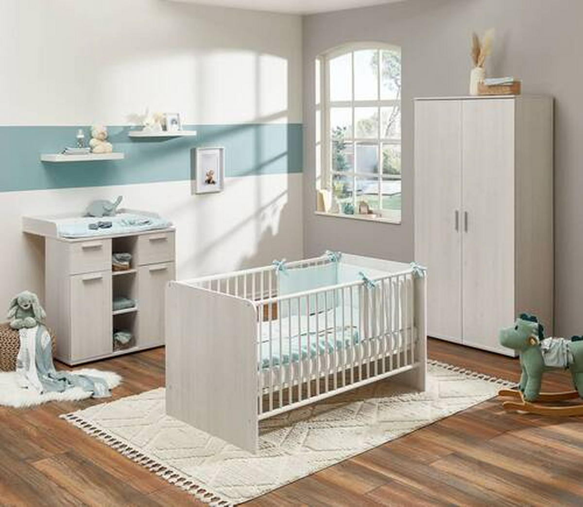 BABYZIMMER Chico  - Weiß, Basics, Holzwerkstoff - My Baby Lou