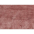 ECKSOFA in Webstoff Rosa  - Schwarz/Rosa, Design, Textil/Metall (320/172cm) - Valnatura
