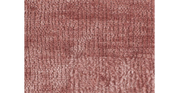 ECKSOFA in Webstoff Rosa  - Schwarz/Rosa, Design, Textil/Metall (172/320cm) - Valnatura