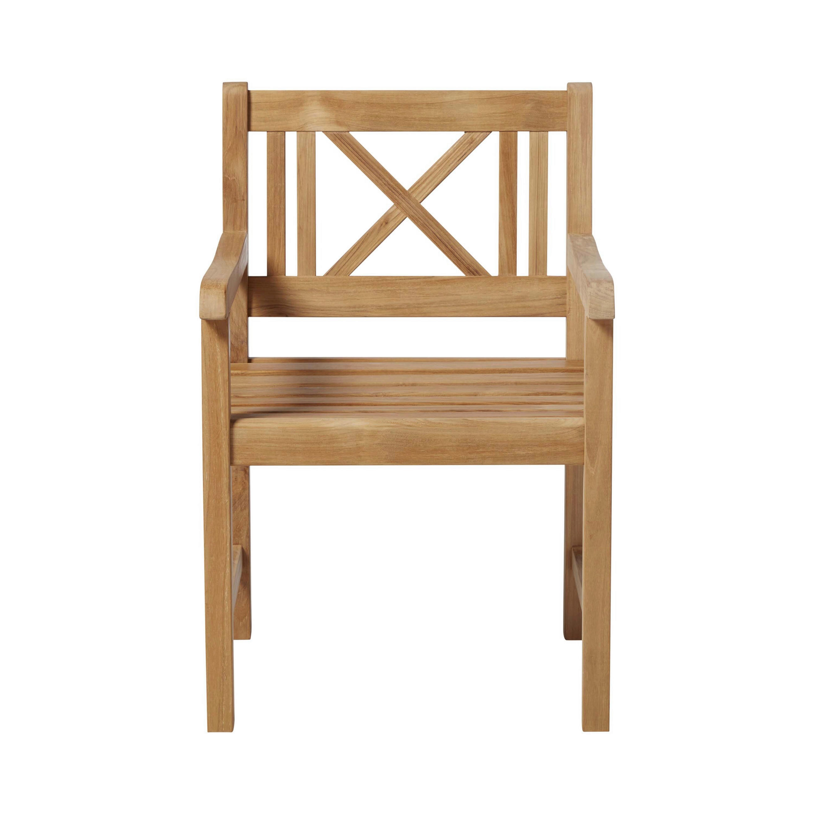 GARTENSESSEL Holz Teakfarben  - Teakfarben, Natur, Holz (59/89/59cm) - Gardenson