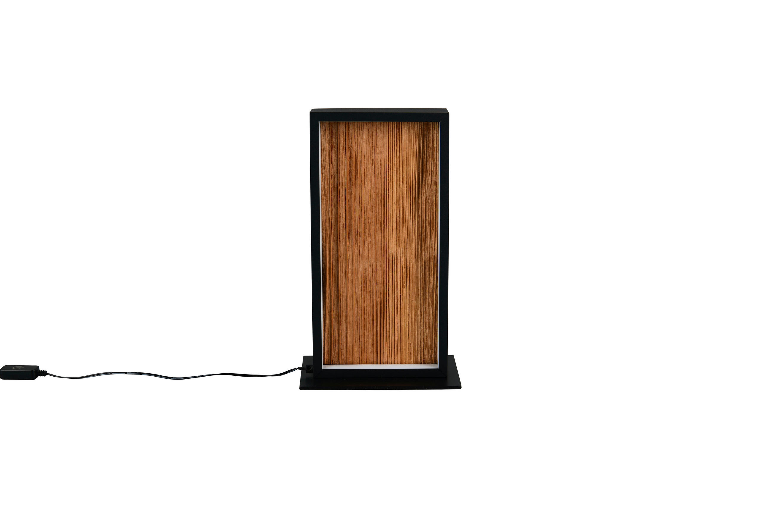 LED-TISCHLEUCHTE KALEA 16/12/30 cm   - Schwarz, Natur, Metall (16/12/30cm) - Trio Leuchten