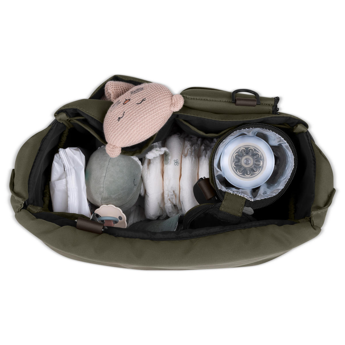 WICKELTASCHE Urban  - Olivgrün, Basics, Textil (16/32/29cm) - ABC Design