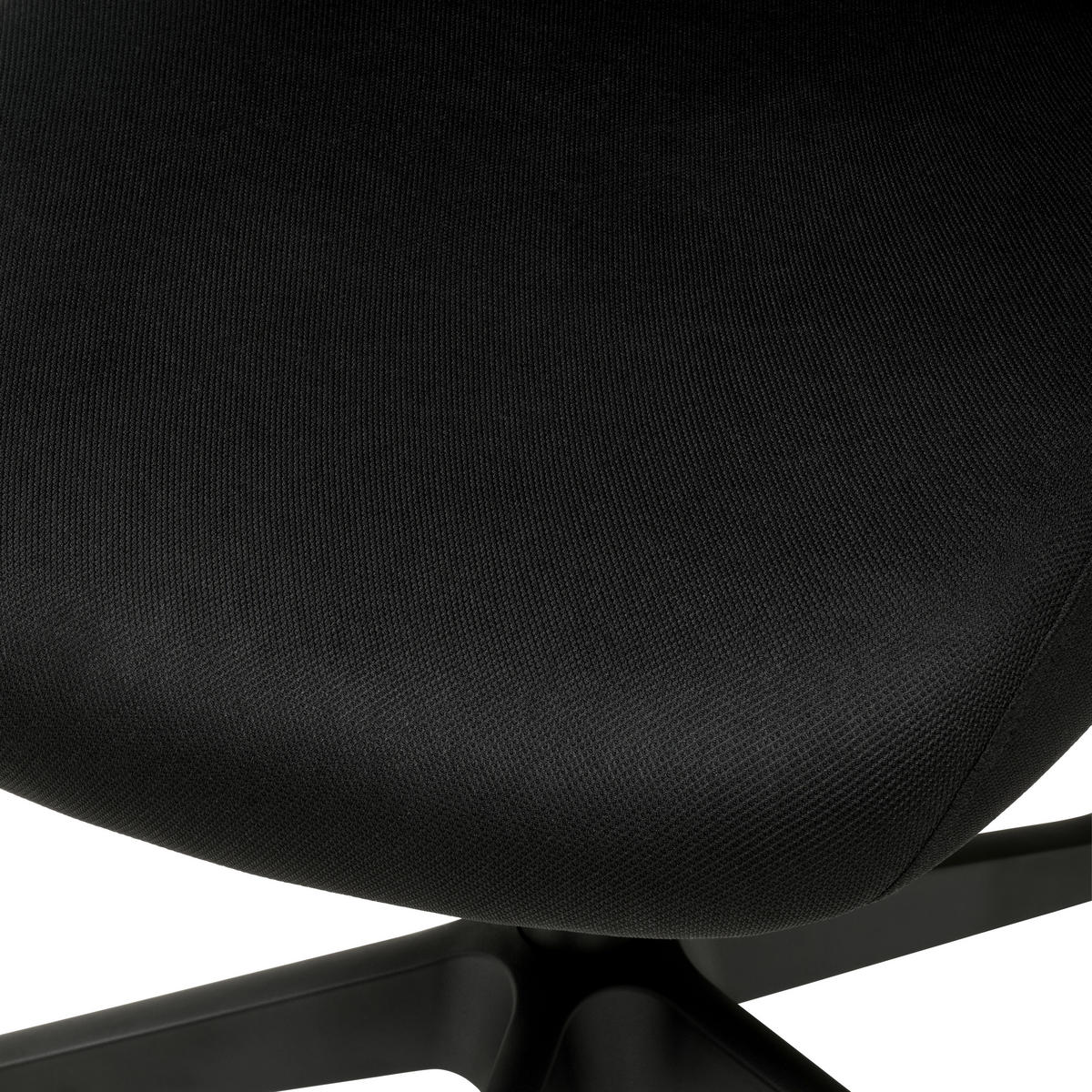 DREHSTUHL  in Netzbespannung Schwarz  - Schwarz, MODERN, Holz/Kunststoff (65/108/116/66cm) - MID.YOU