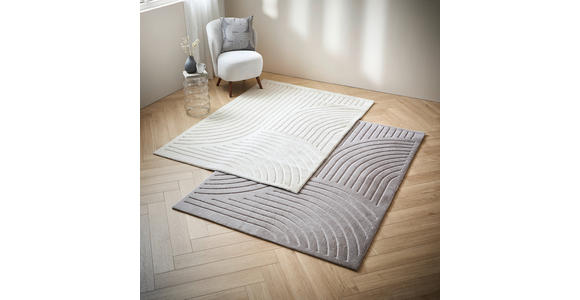 HOCHFLORTEPPICH 160/230 cm Siena Taupe - Taupe, Design, Kunststoff/Textil (160/230cm) - Novel