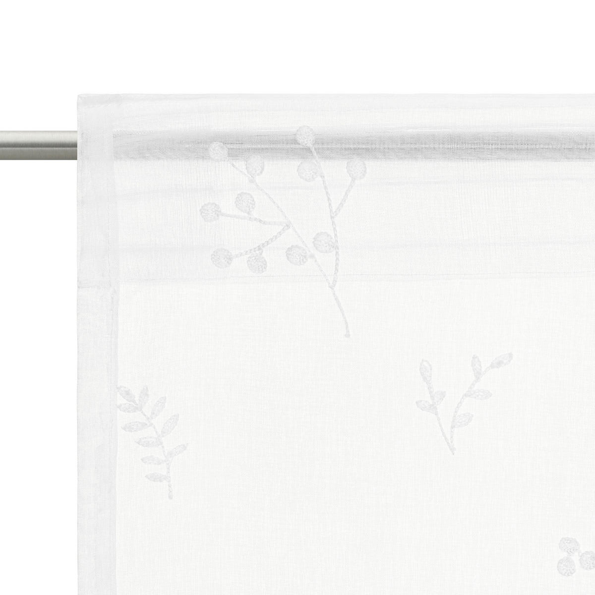 FERTIGVORHANG  transparent   140/245 cm  - Weiß, Natur, Textil (140/245cm) - Esposa
