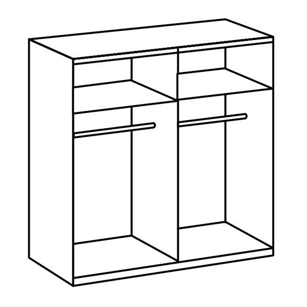 Thumbnail - Mid.you Schwebetürenschrank Wimex Level 36C, Grau, Eiche, Holzwerkstoff, 2 Fächer, 200x216x65 cm, BQ - Bündnis für Quali...