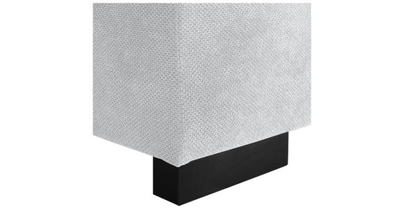ECKSOFA  in Webstoff Hellgrau  - Hellgrau/Schwarz, KONVENTIONELL, Holz/Textil (283/244cm) - Carryhome