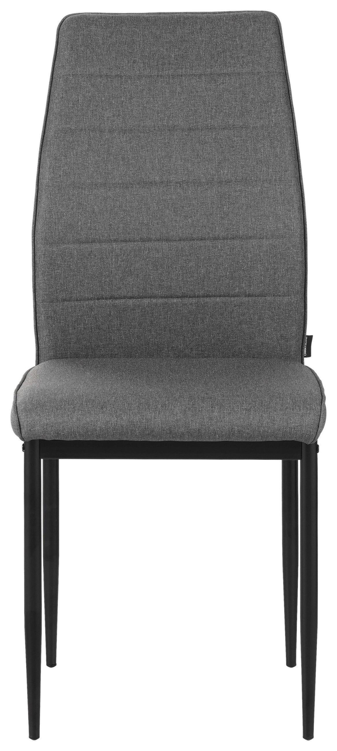 STOLIČKA, 43,5/96/58 cm - čierna/svetlosivá, Modern, kov/textil (43,5/96/58cm) - Carryhome