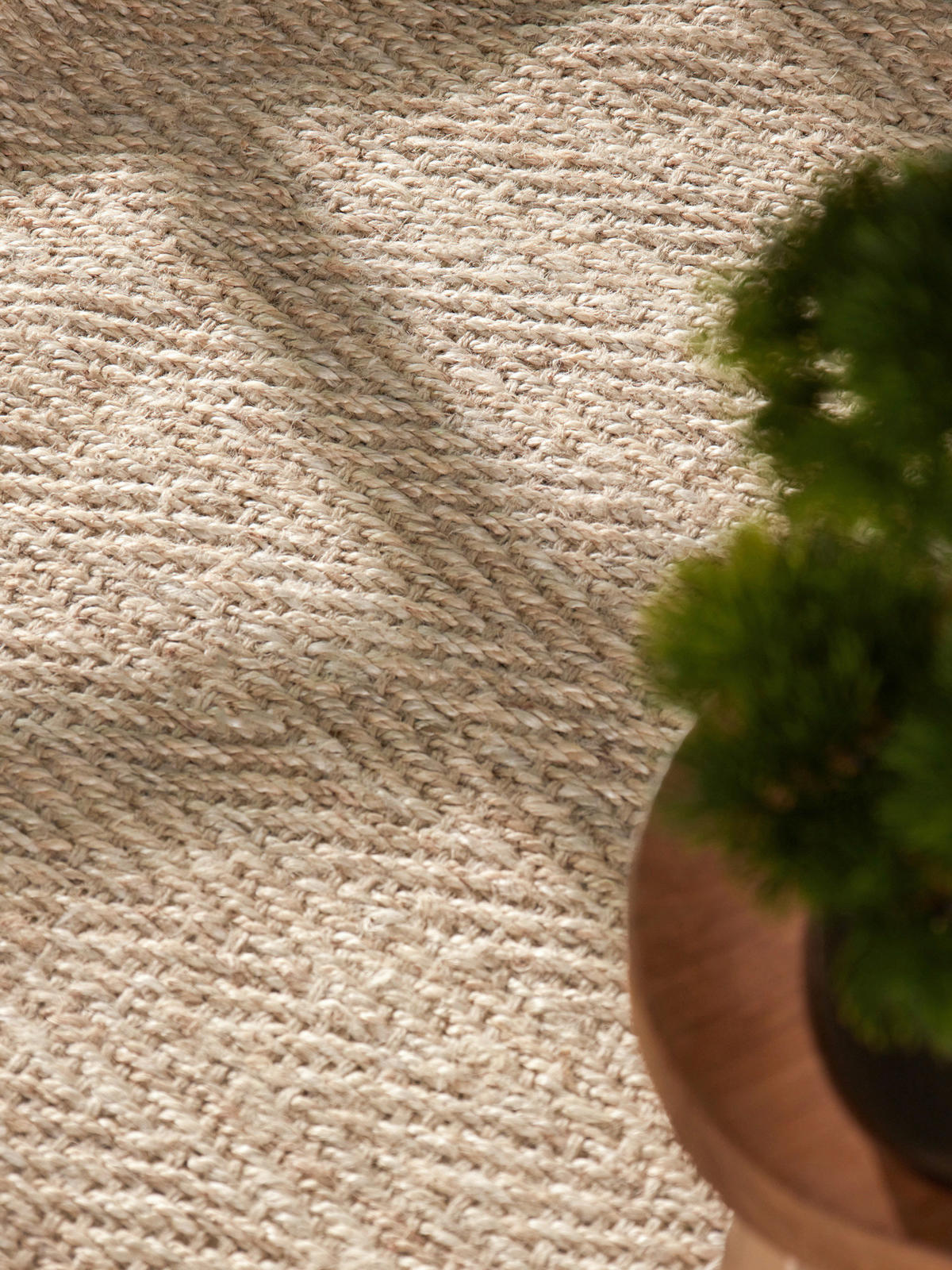 JUTETEPPICH 200/300 cm Elfenbein rechteckig  - Elfenbein, Basics, Textil (200/300cm) - Hanse Home