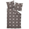 BETTWÄSCHE Makosatin 135/200 cm  - Taupe/Beige, Design, Textil (135/200cm) - Janine