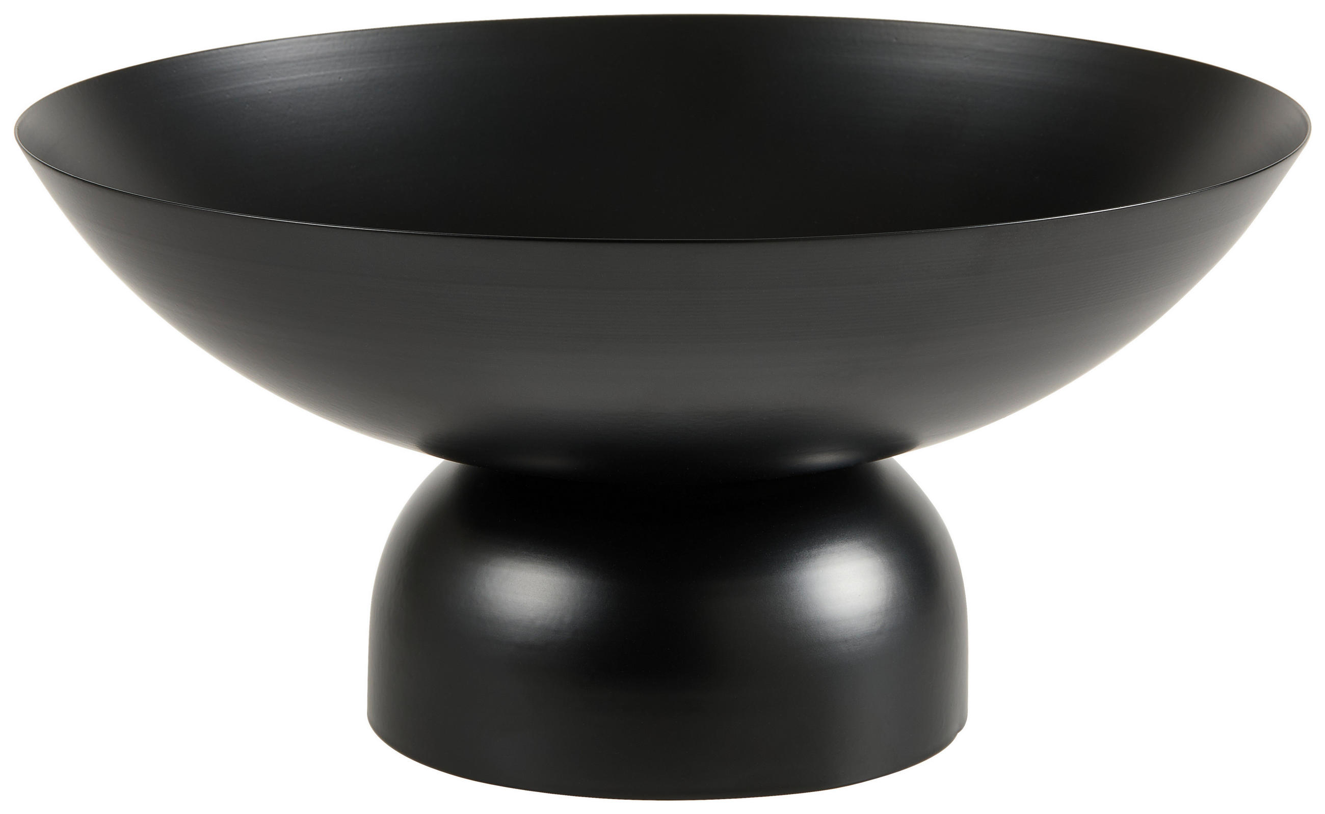 SCHALE   - Schwarz, Basics, Metall (25/12,5cm) - Boltze Home