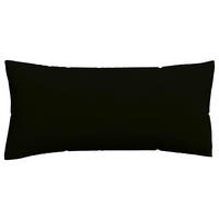 KOPFPOLSTERBEZUG KNITTED JERSEY 40/80 cm  - Schwarz, Basics, Textil (40/80cm) - Schlafgut