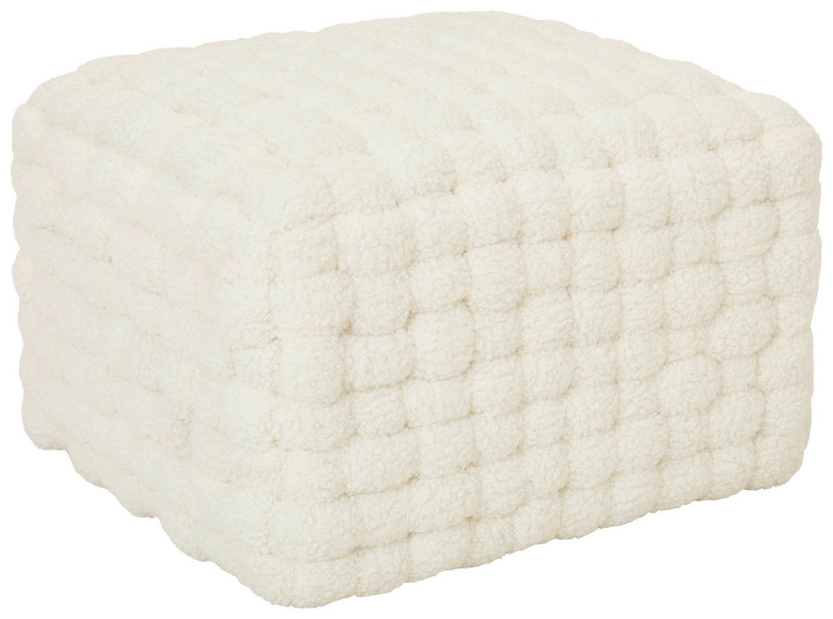 TABURE, tekstil krem barve  - krem barve, Trend, tekstil (68/40/62cm) - Xora