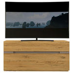 TV-ELEMENT Taupe, Wildeiche  120/56/44 cm  - Taupe/Wildeiche, Design, Holz/Holzwerkstoff (120/56/44cm) - Novel