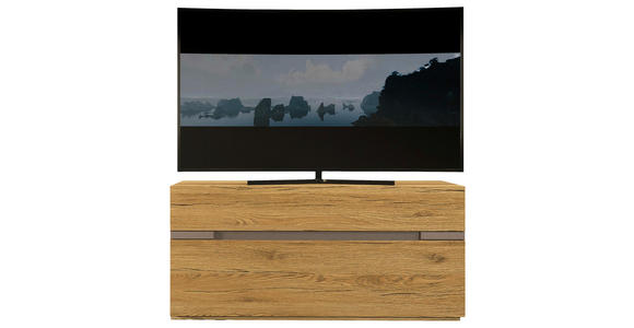 TV-ELEMENT Taupe, Wildeiche  120/56/44 cm  - Taupe/Wildeiche, Design, Holz/Holzwerkstoff (120/56/44cm) - Novel