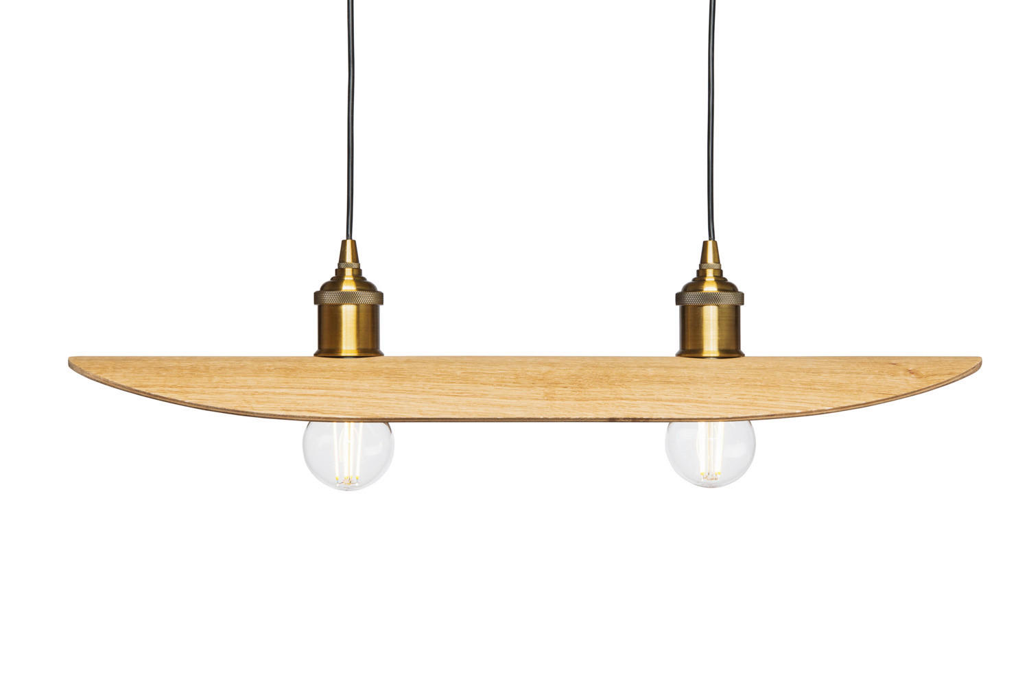 LED-HÄNGELEUCHTE 80/20/150 cm  - Natur, Holz (80/20/150cm)