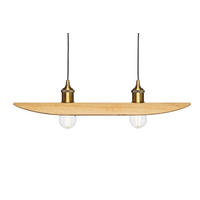 LED-HÄNGELEUCHTE 80/20/150 cm  - Natur, Holz (80/20/150cm)