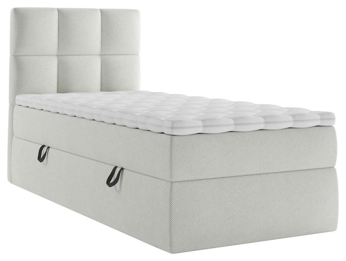 BOXBETT 90/200 cm  in Weiss  - Weiss, Modern, Holz/Holzwerkstoff (90/200cm) - MID.YOU