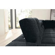 ECKSOFA in Flachgewebe Graphitfarben  - Schwarz/Graphitfarben, Design, Kunststoff/Textil (213/317cm) - Hom`in