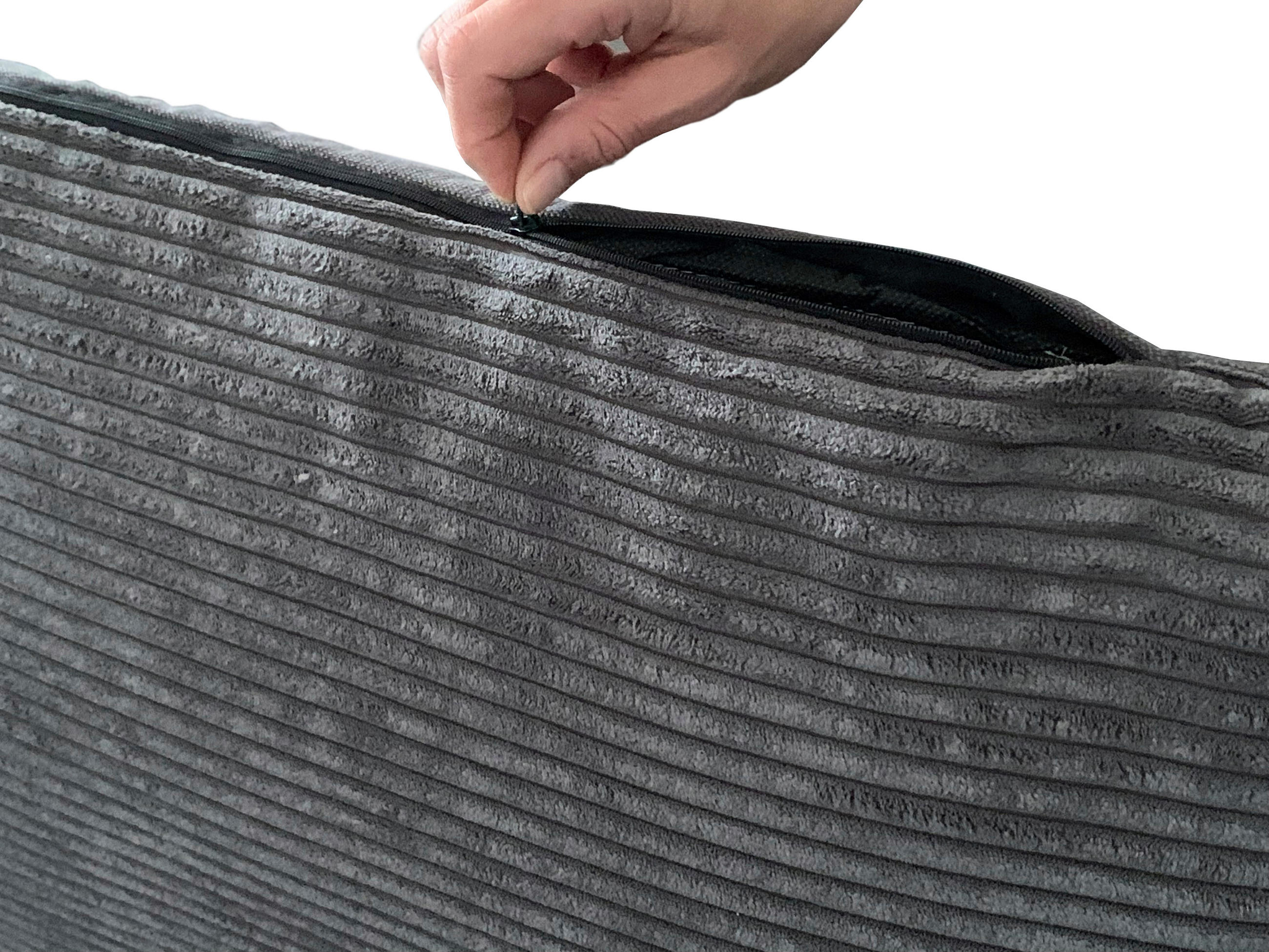 HUNDEKISSEN BALU GRAU - Grau, KONVENTIONELL, Textil (70/49/15cm)
