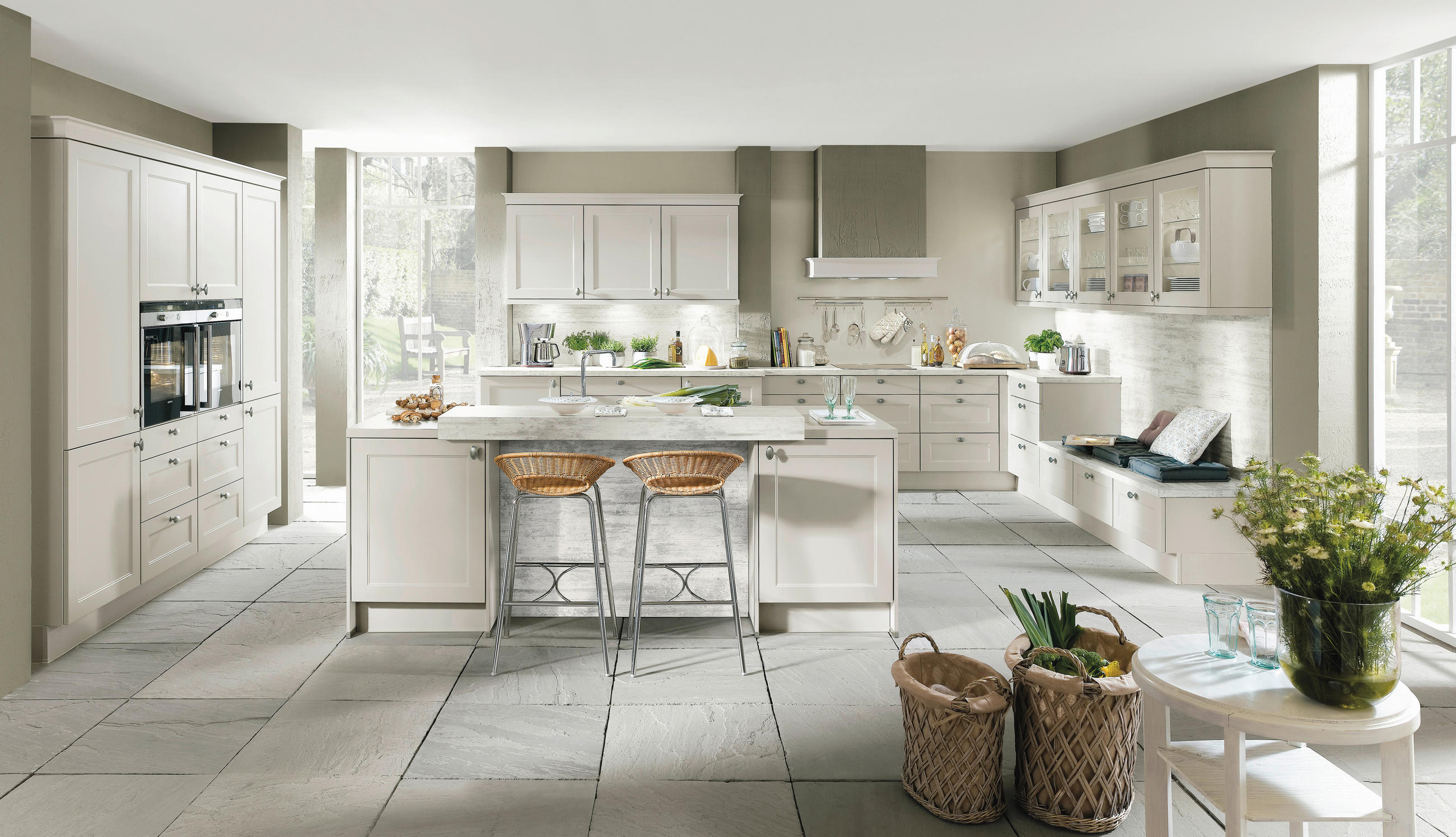 Bucătărie La Comandă   - nisipiu, Design, material pe bază de lemn - Celina