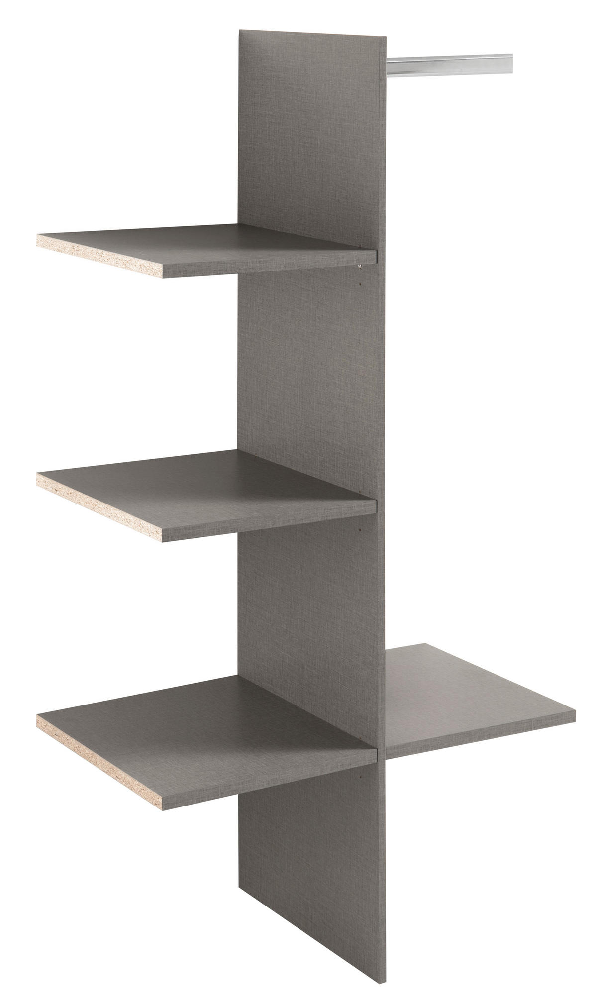 INNENEINTEILUNG 82,7/158/47,7 cm   - Grau, Design, Holzwerkstoff (82,7/158/47,7cm) - Carryhome