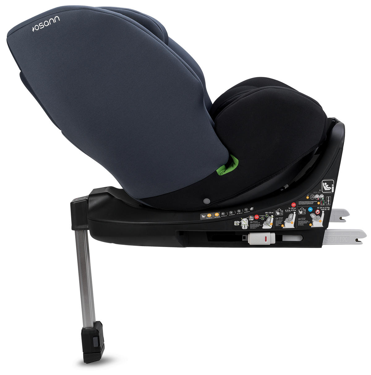 REBOARDER-KINDERSITZ  - Schwarz, KONVENTIONELL, Kunststoff (43/58/52cm)