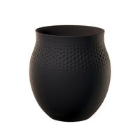 VAZA     keramika  - crna, Basics, keramika (16,5/16,5/17,5cm) - Villeroy & Boch