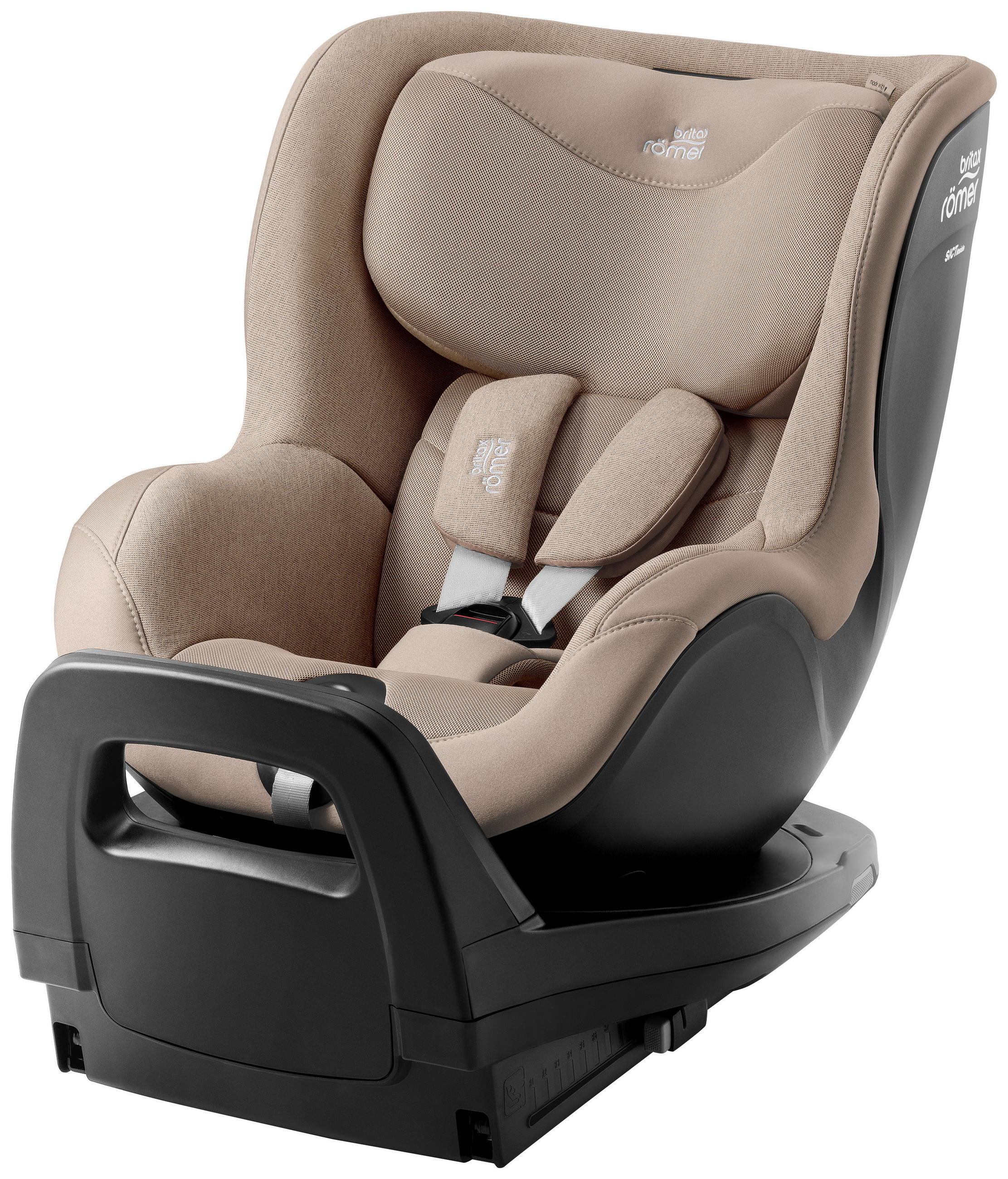 REBOARDER-KINDERSITZ Dualfix Pro M  - Hellbraun, Basics, Kunststoff/Textil (44/48/74cm) - Britax Römer