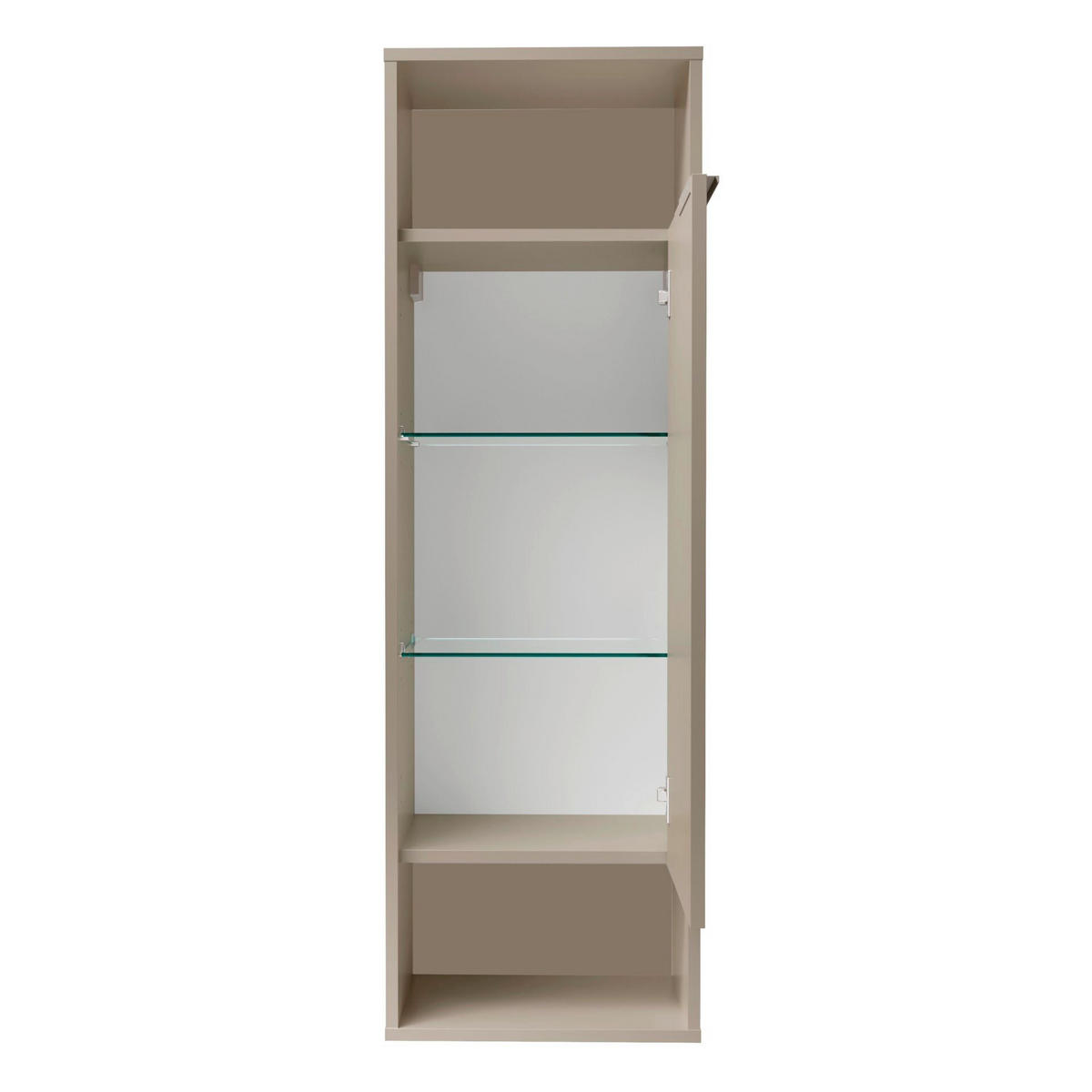 MIDISCHRANK 40,2/125,7/32 cm  - Grau, Basics, Holzwerkstoff/Metall (40,2/125,7/32cm) - MID.YOU